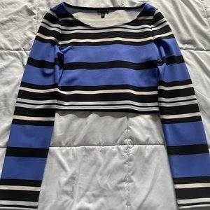 EXPRESS colorblock crop top
